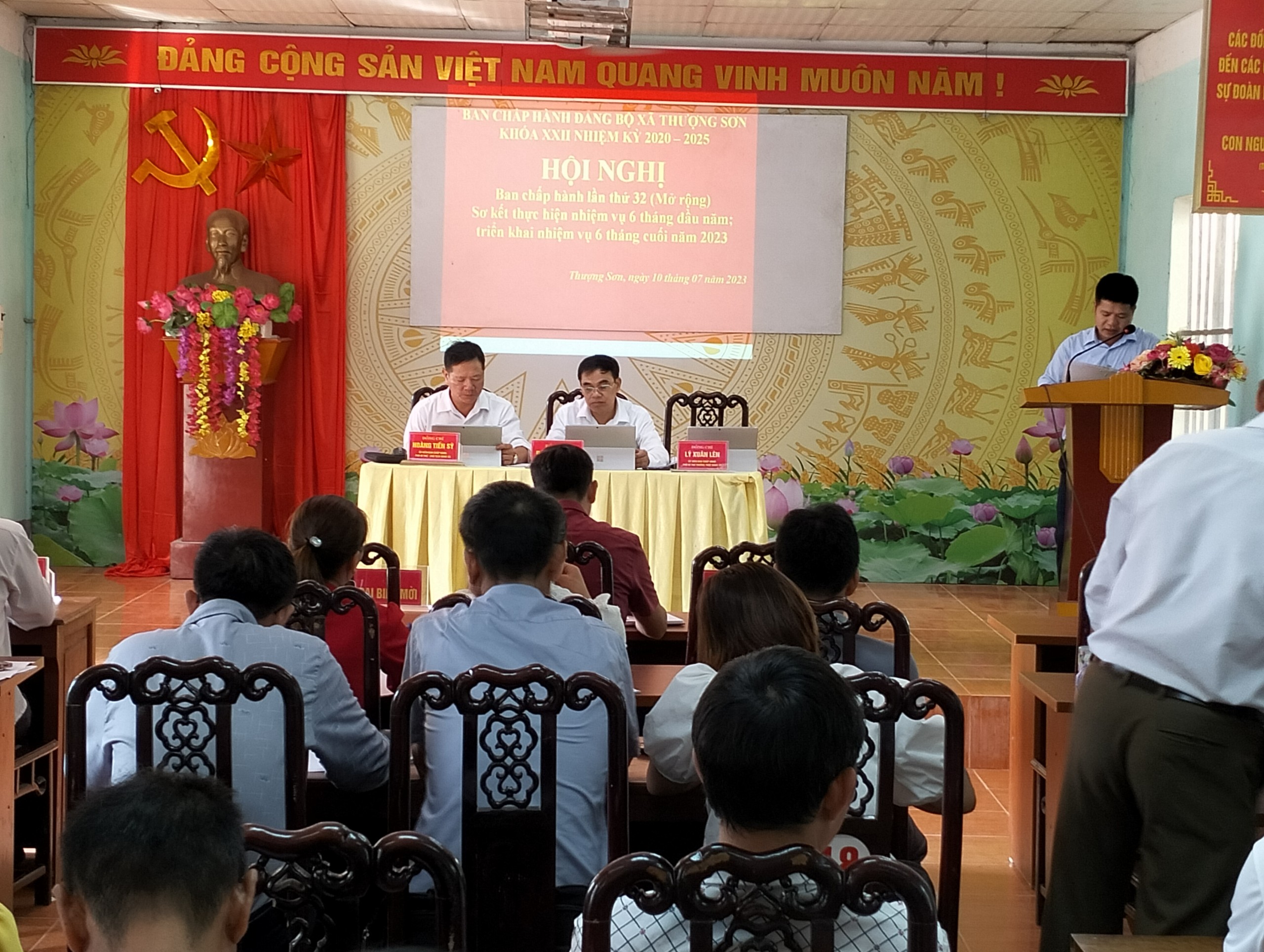 Hội nghị BCH Đảng bộ xã Thượng Sơn lần thứ 32 (Mở rộng)